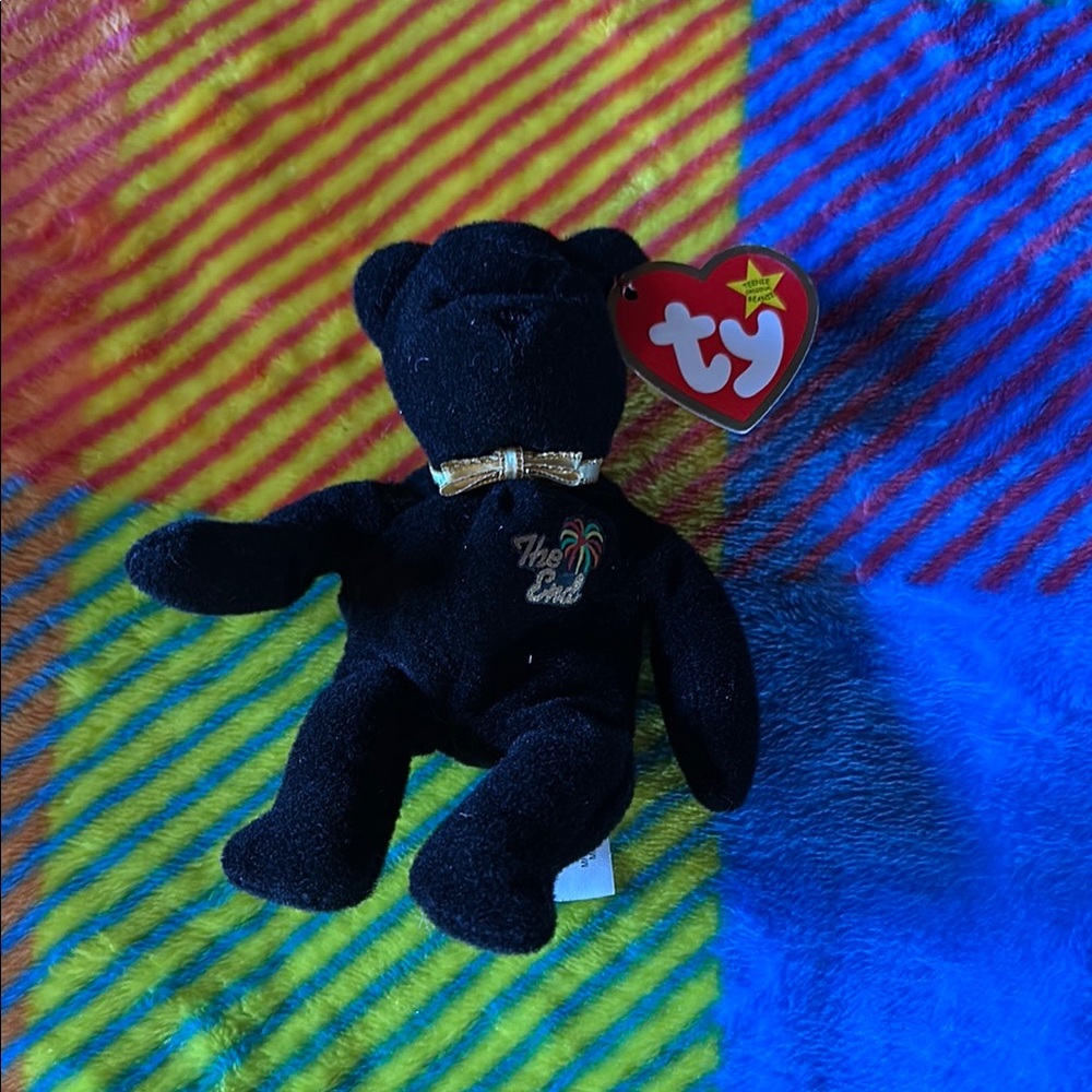 Ty The End the Bear Teenie Beanie Baby